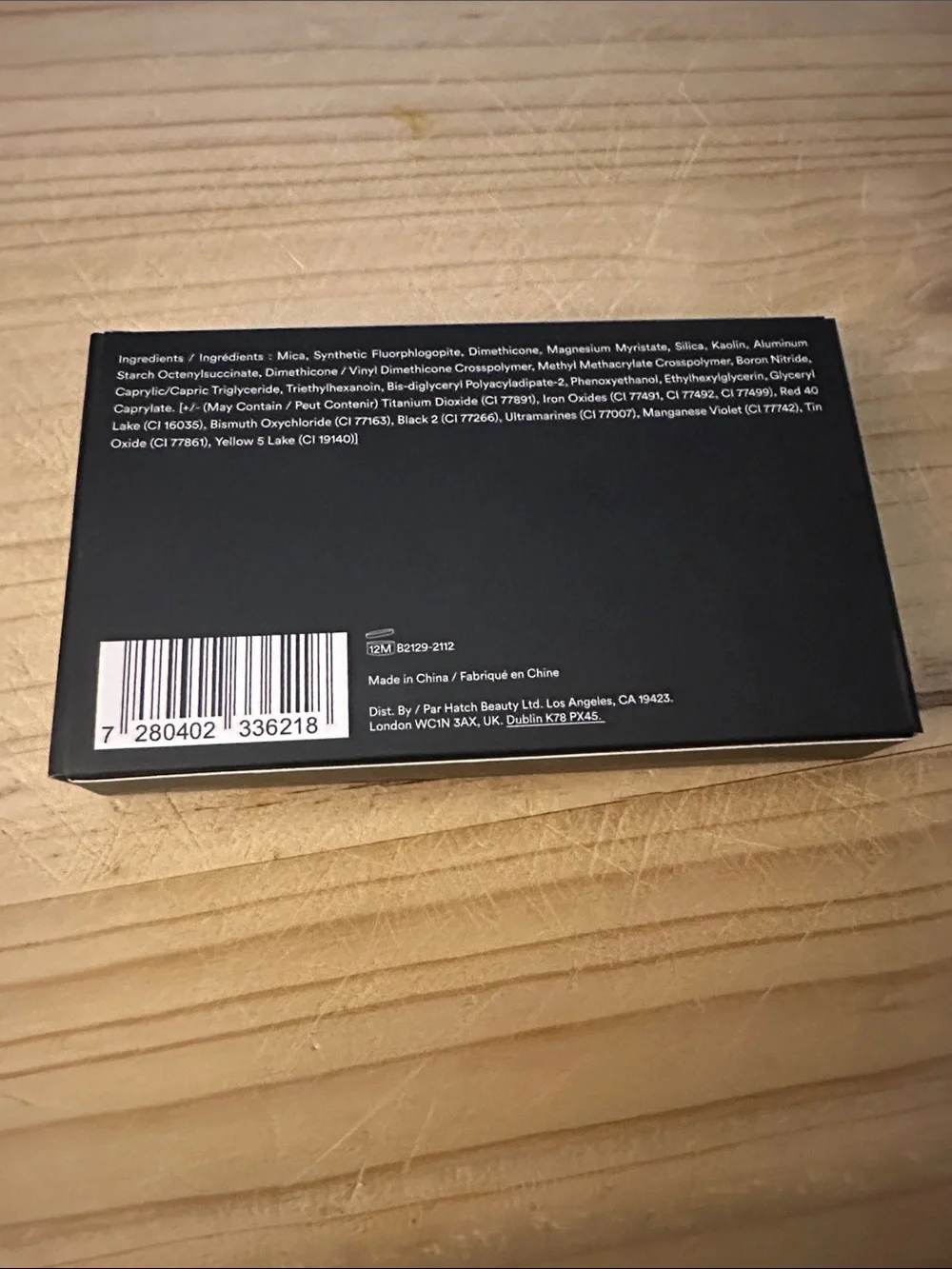 The Necessities Eyeshadow Palette - Black